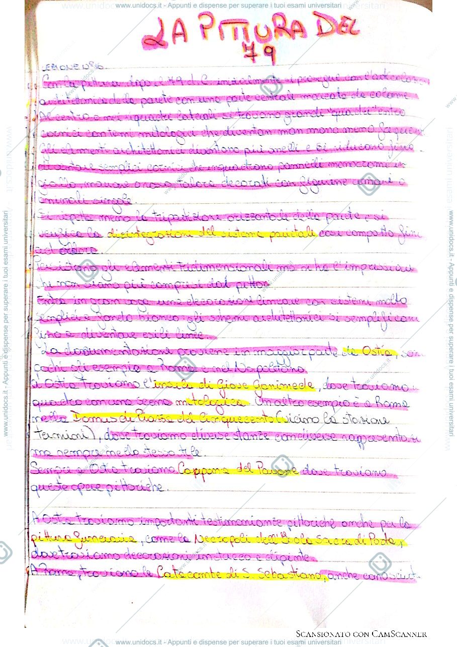 Anteprima pagina 1 — La pittura del 79 d.C