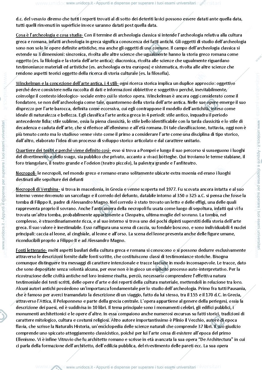 Anteprima pagina 2 — domande frequenti di archeologia