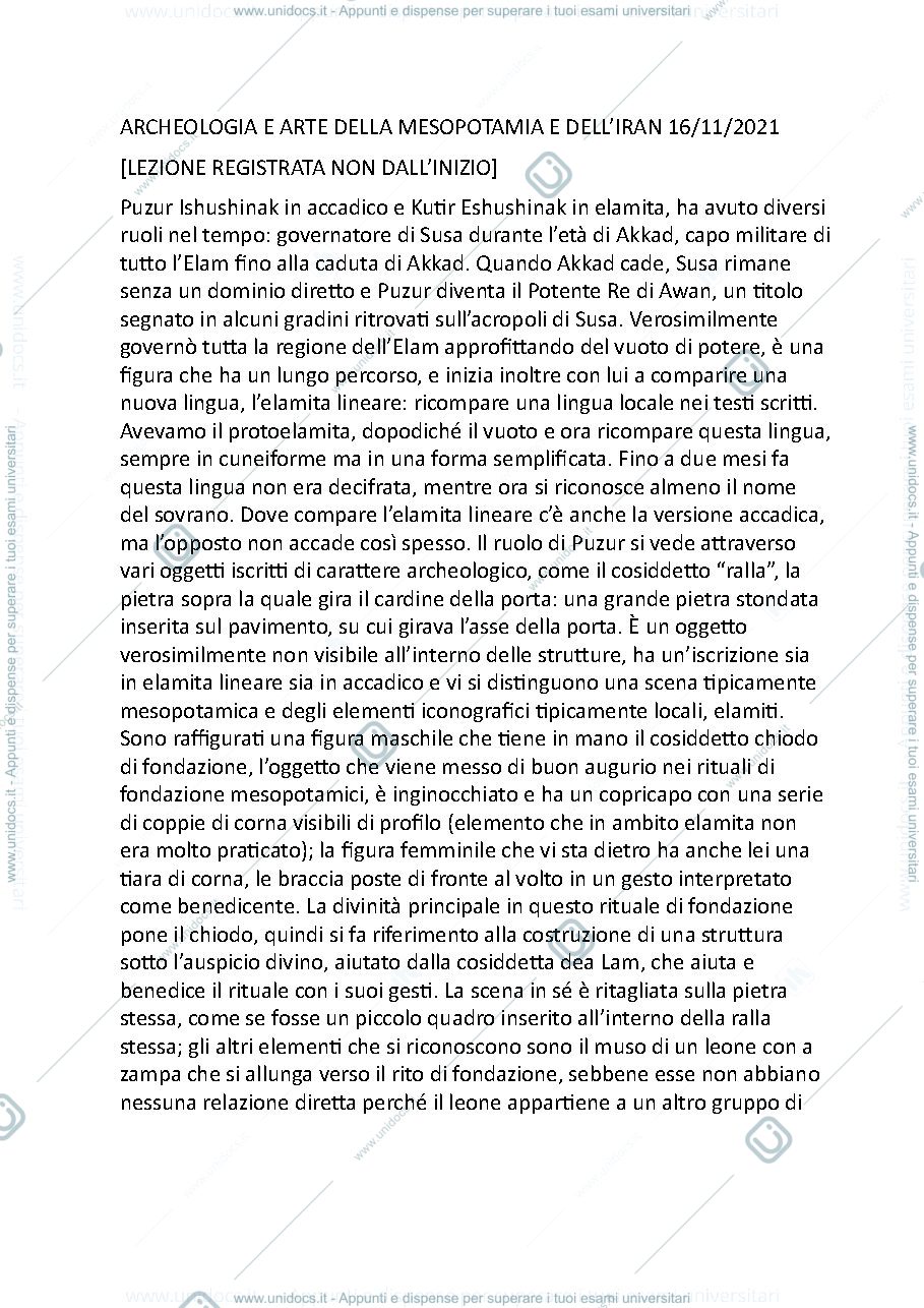 Anteprima pagina 1 — Lezione 7 A.A. 2021/2022