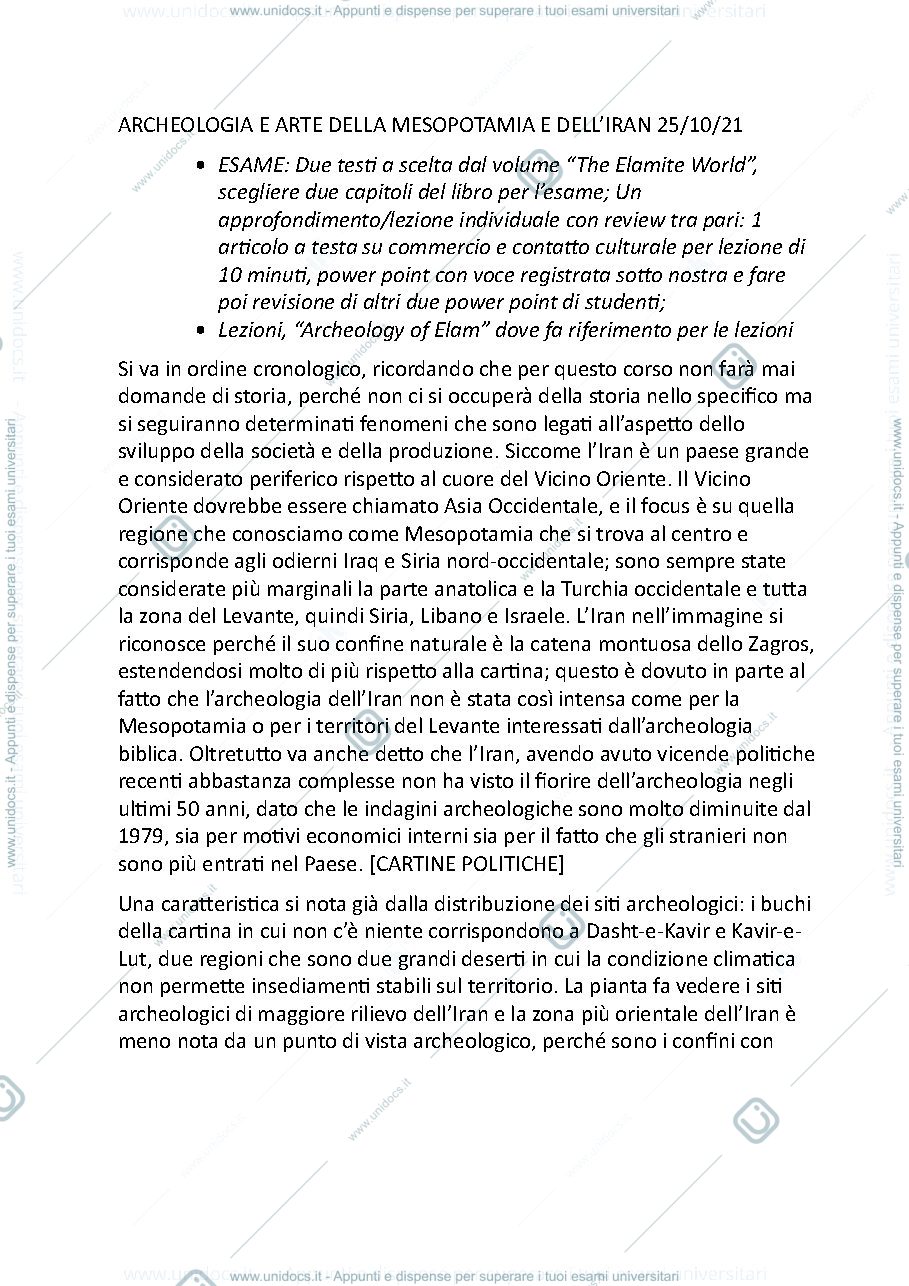 Anteprima pagina 1 — Lezione 1 A.A. 2021-2022 Sbobina