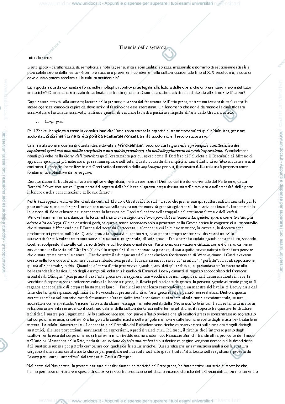 Anteprima pagina 1 — Tirannia dello sguardo