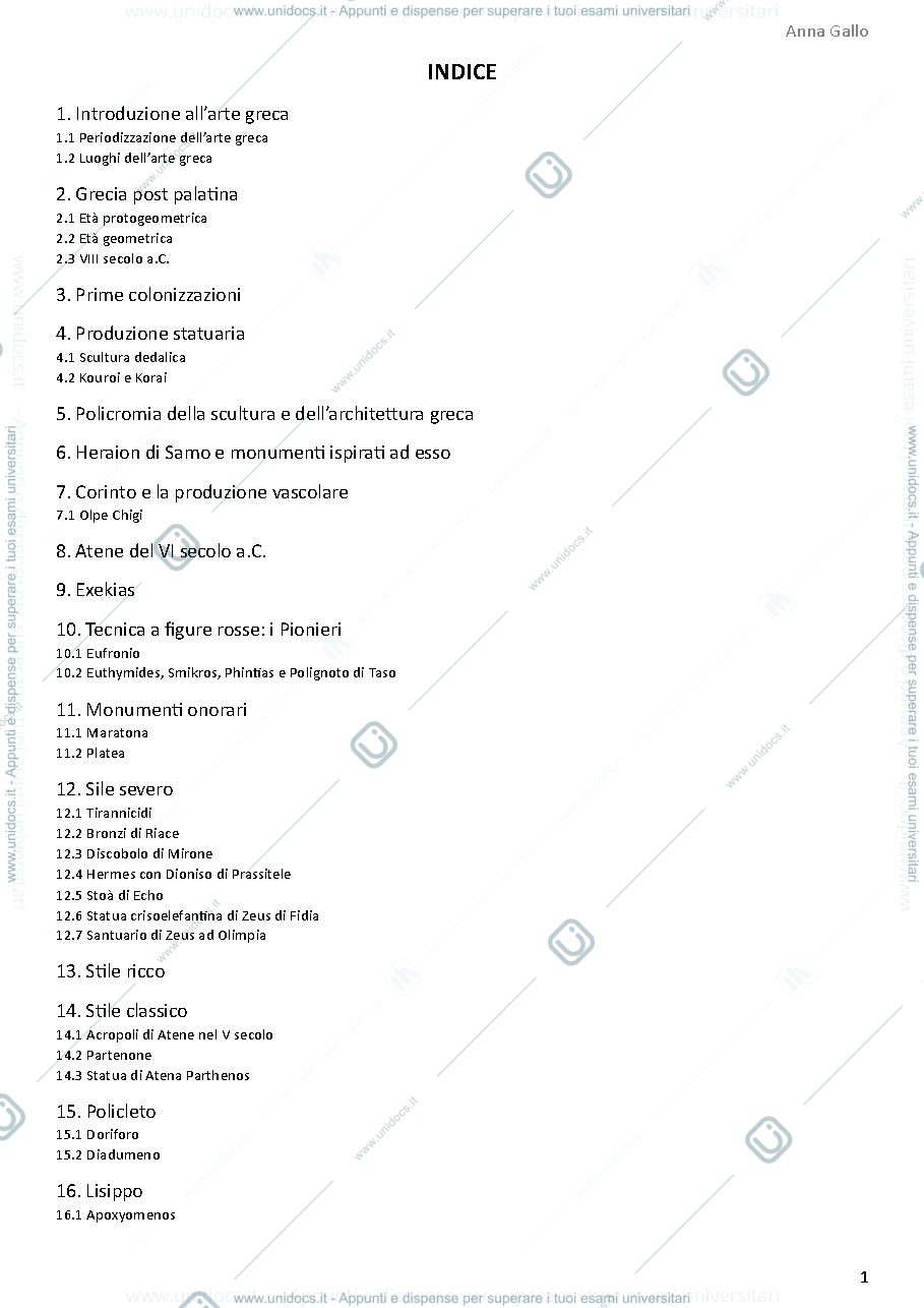 Anteprima pagina 2 — Appunti lezioni archeologia e storia dell'arte greca e romana