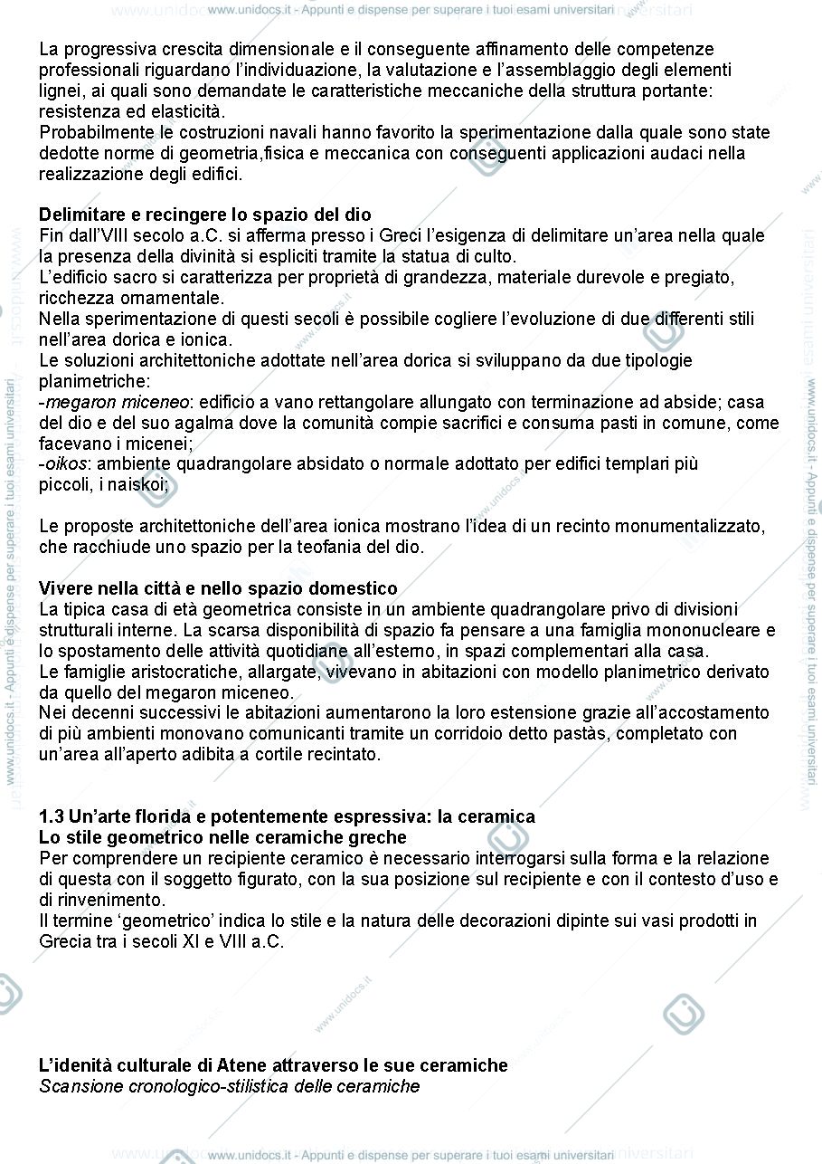 Anteprima pagina 2 — PARZIALE RIASSUNTO ARTE GRECA BEJOR