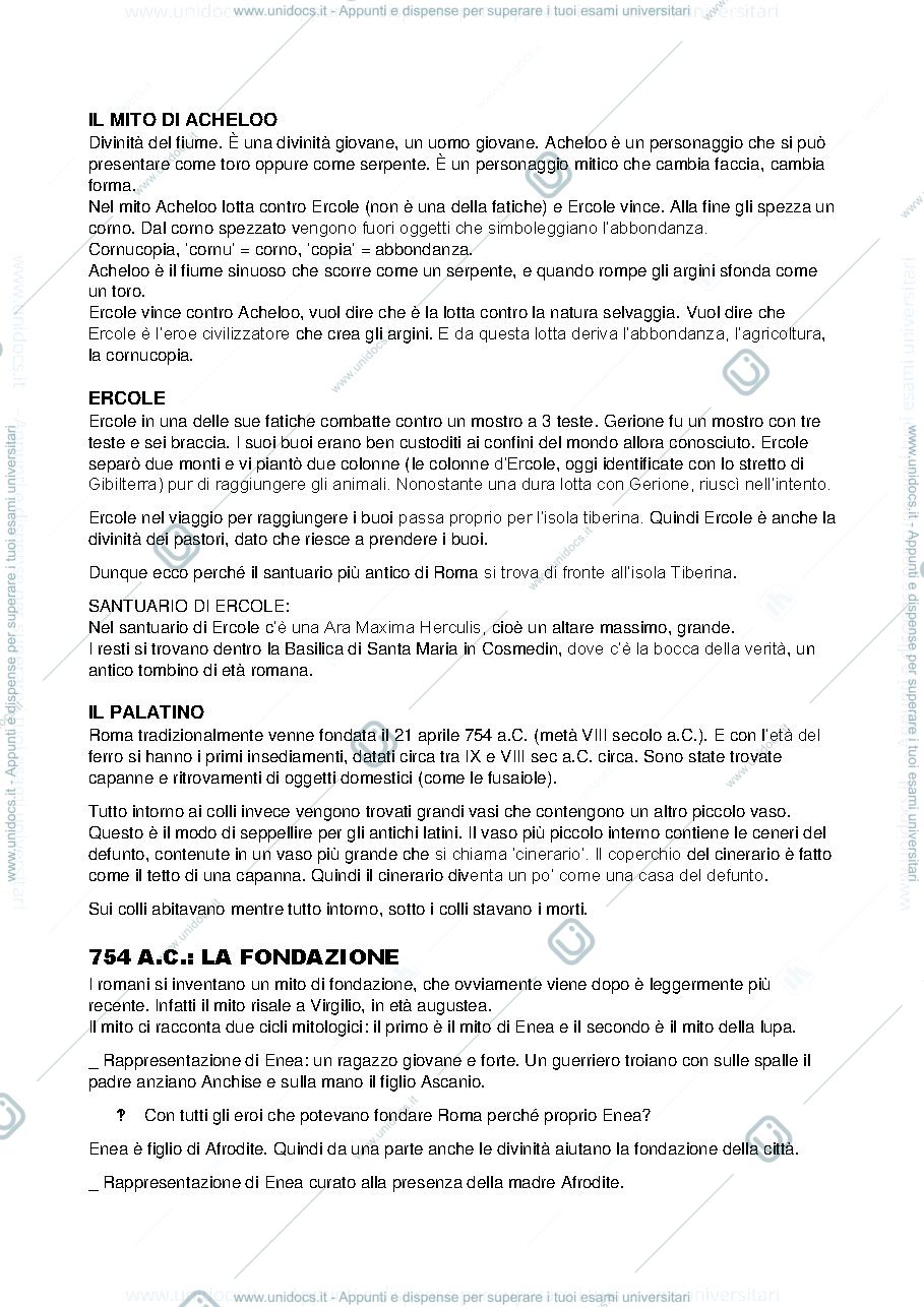 Anteprima pagina 4 — appunti delle lezioni di storia dell'arte romana