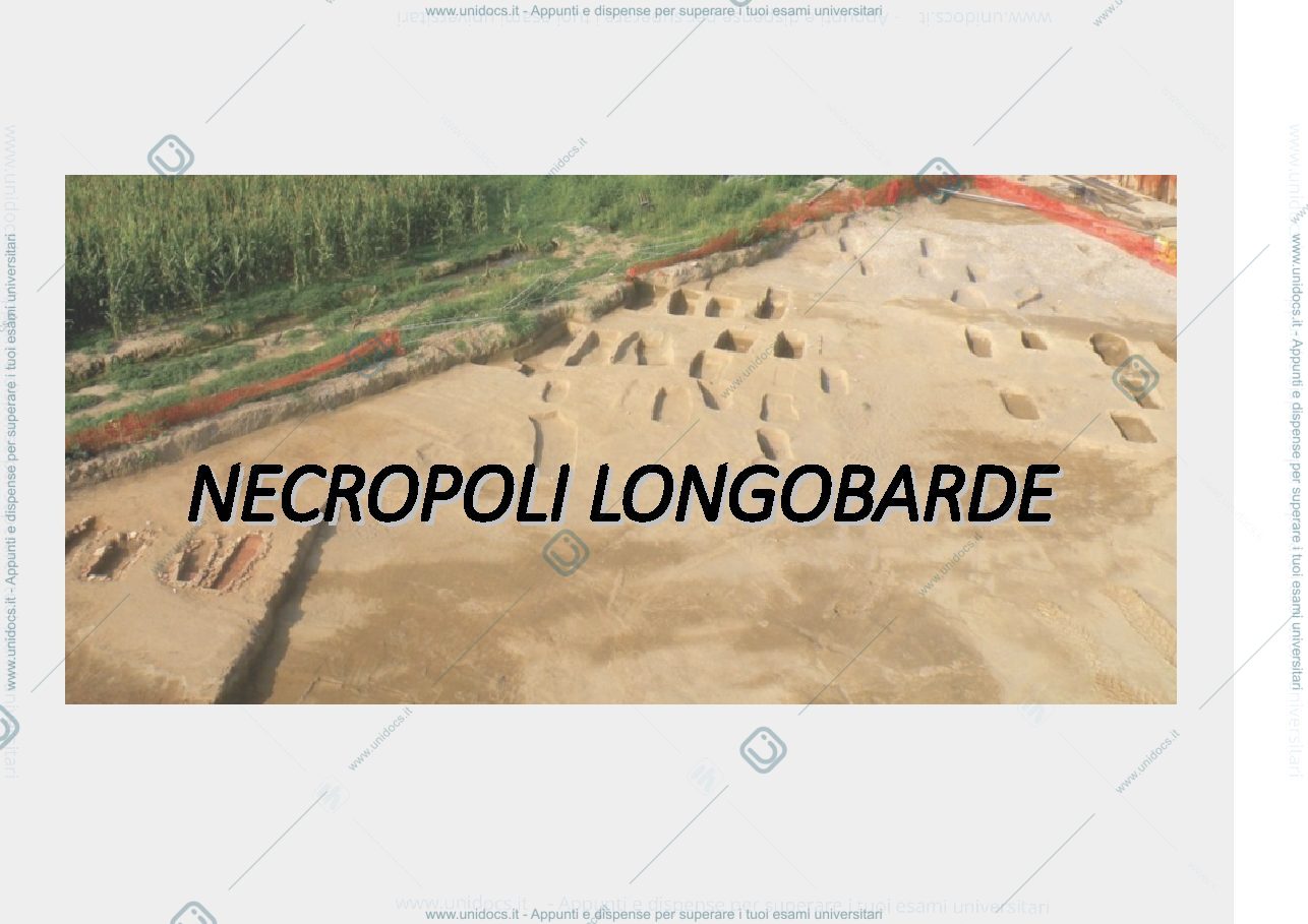 Anteprima pagina 1 — Le necropoli longobarde 
