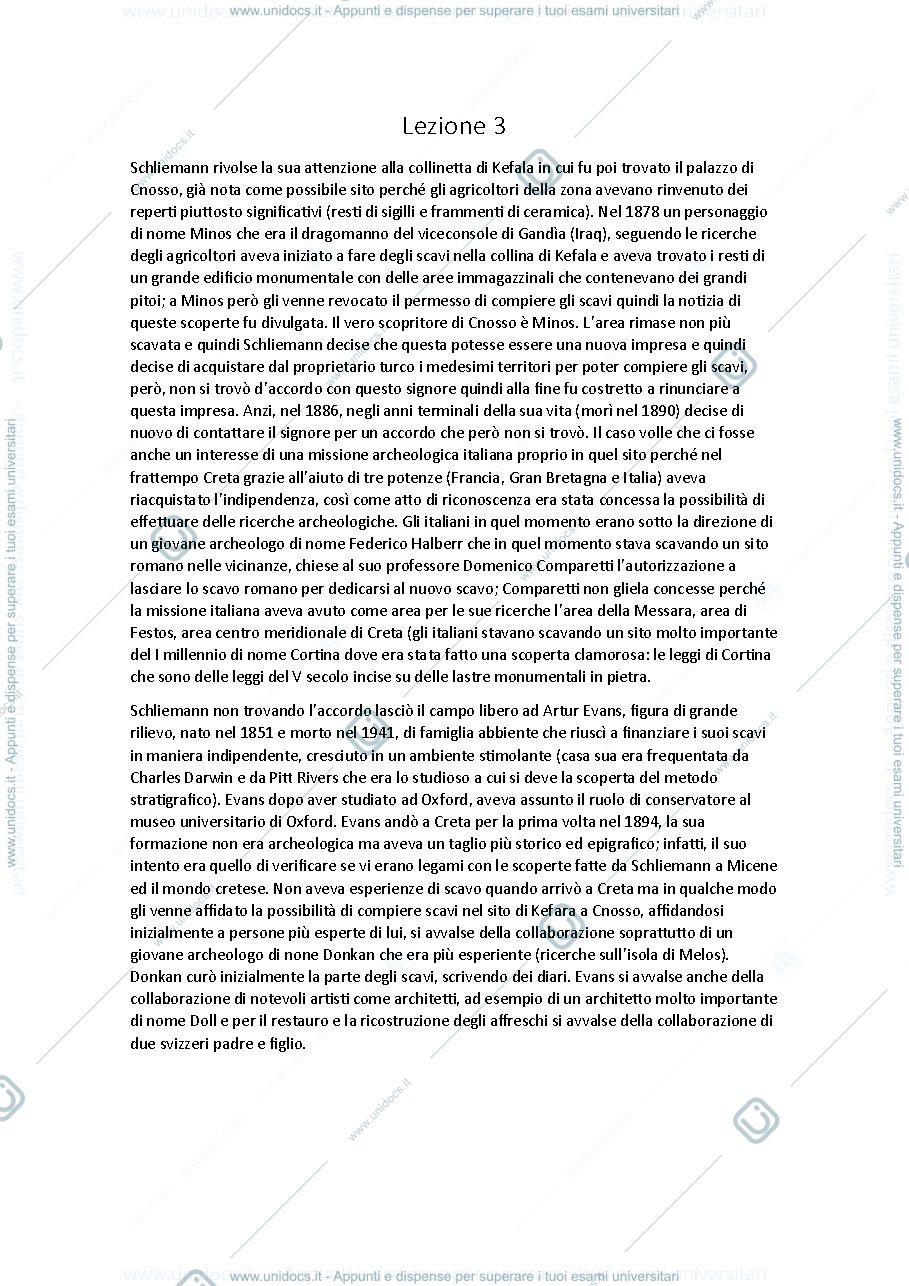 Anteprima pagina 1 — Appunti lezione 3 e 4