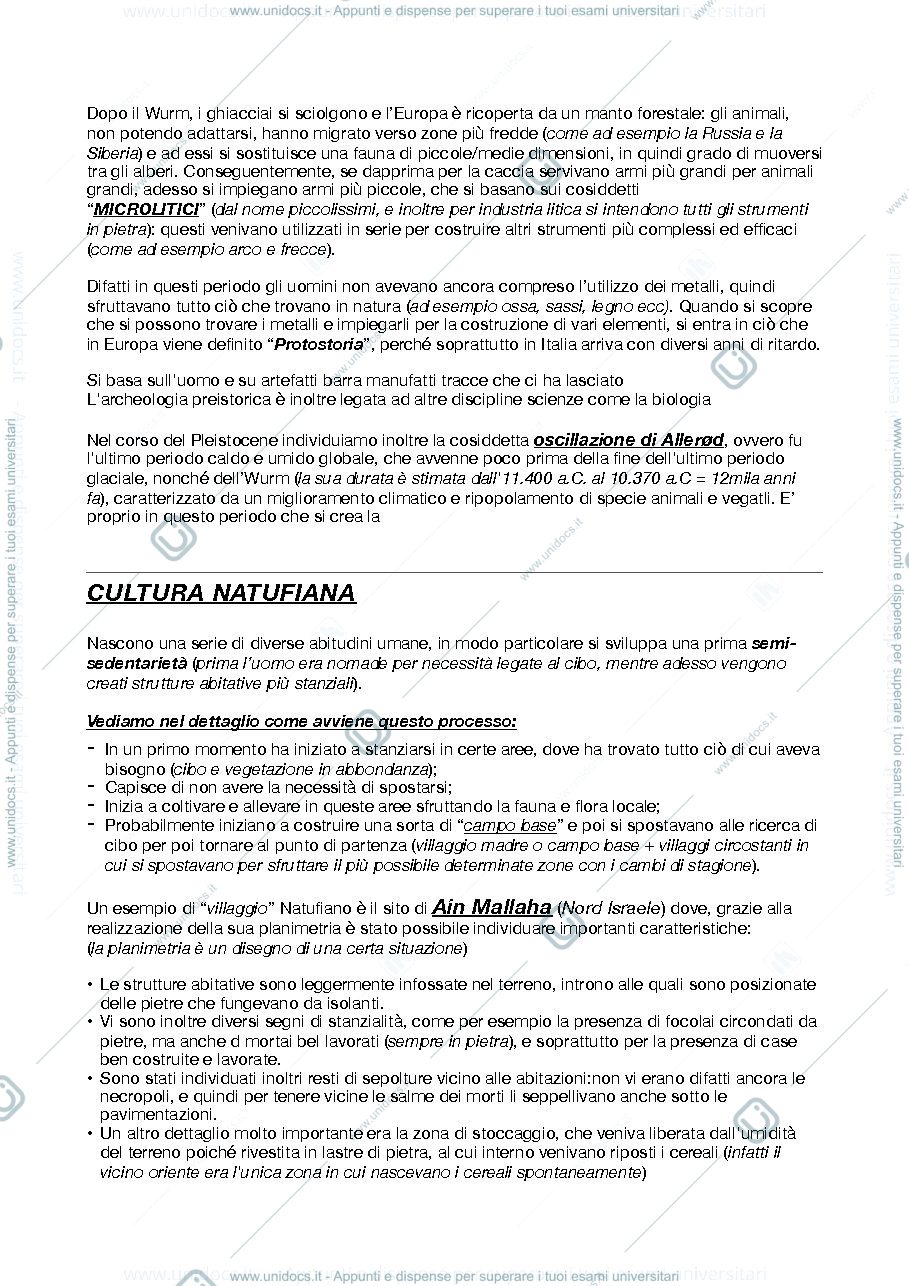 Anteprima pagina 2 — archeologia preistorica, il natufiano