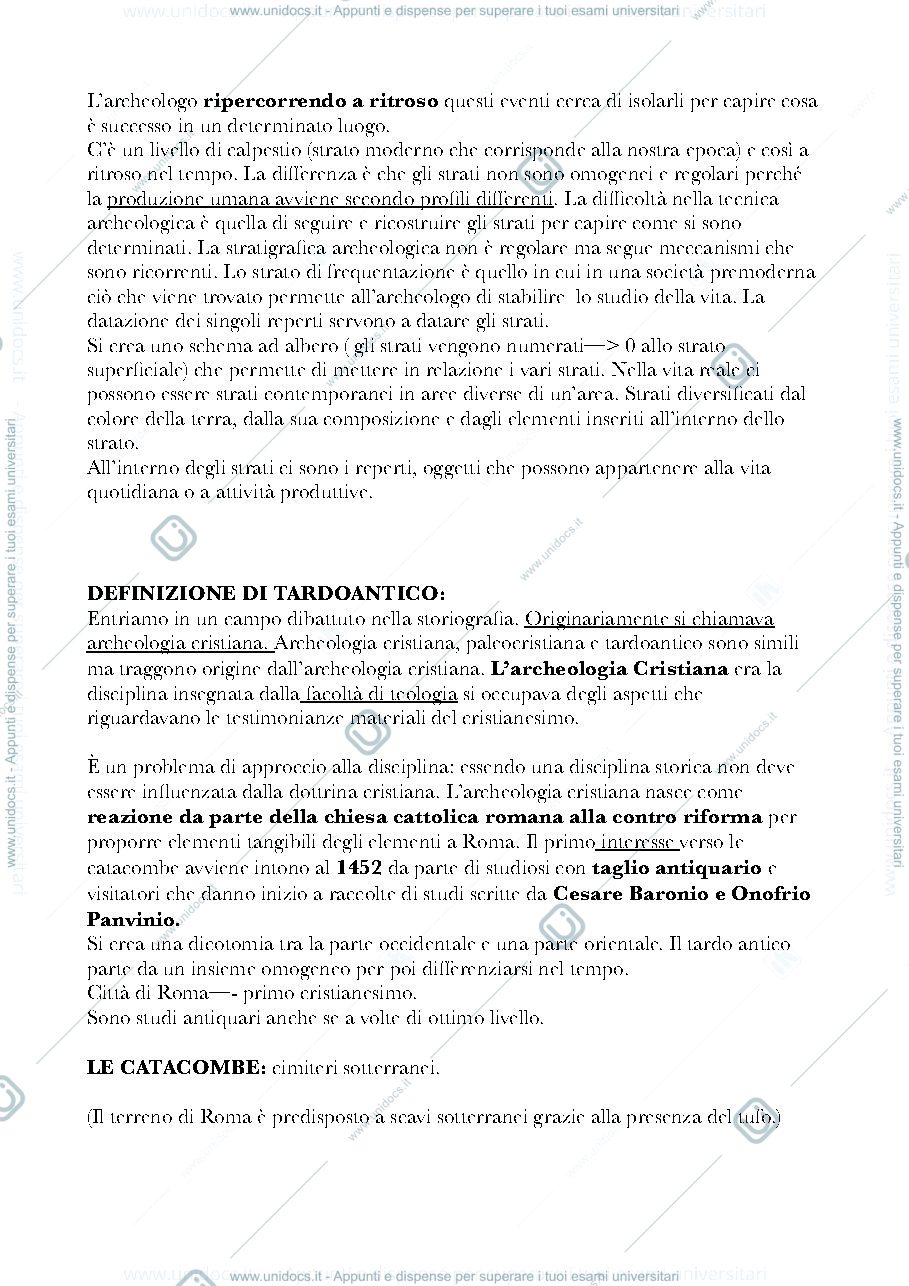 Anteprima pagina 2 — LEZIONI ARCHEOLOGIA TARDOANTICA
