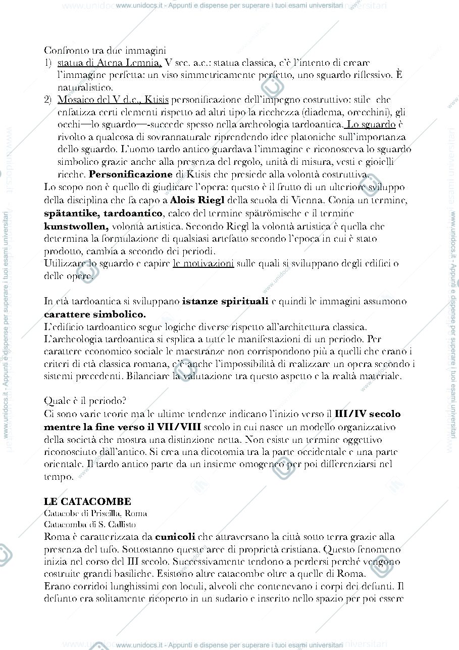 Anteprima pagina 4 — LEZIONI ARCHEOLOGIA TARDOANTICA