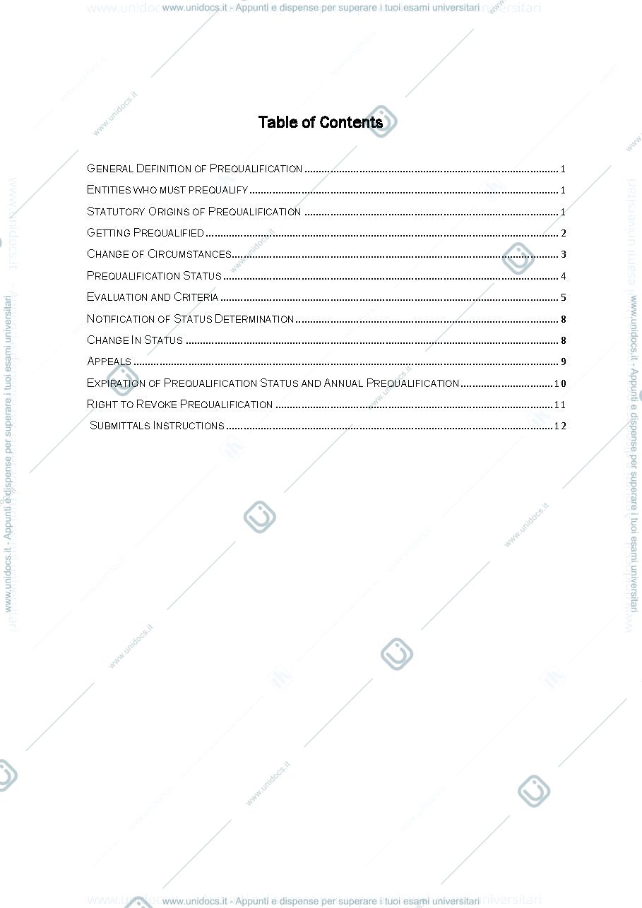Anteprima pagina 2 — Guide to Construction Prequalification