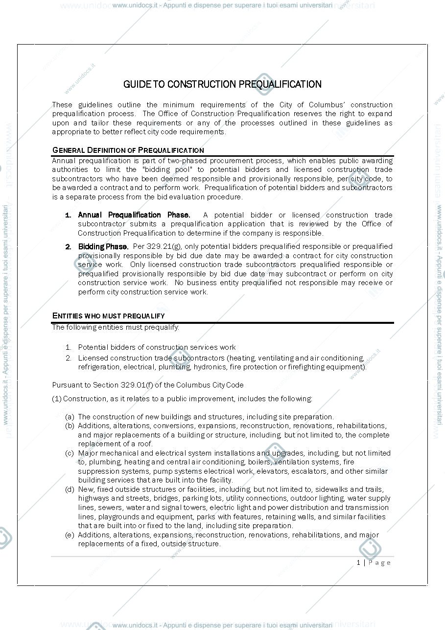 Anteprima pagina 3 — Guide to Construction Prequalification