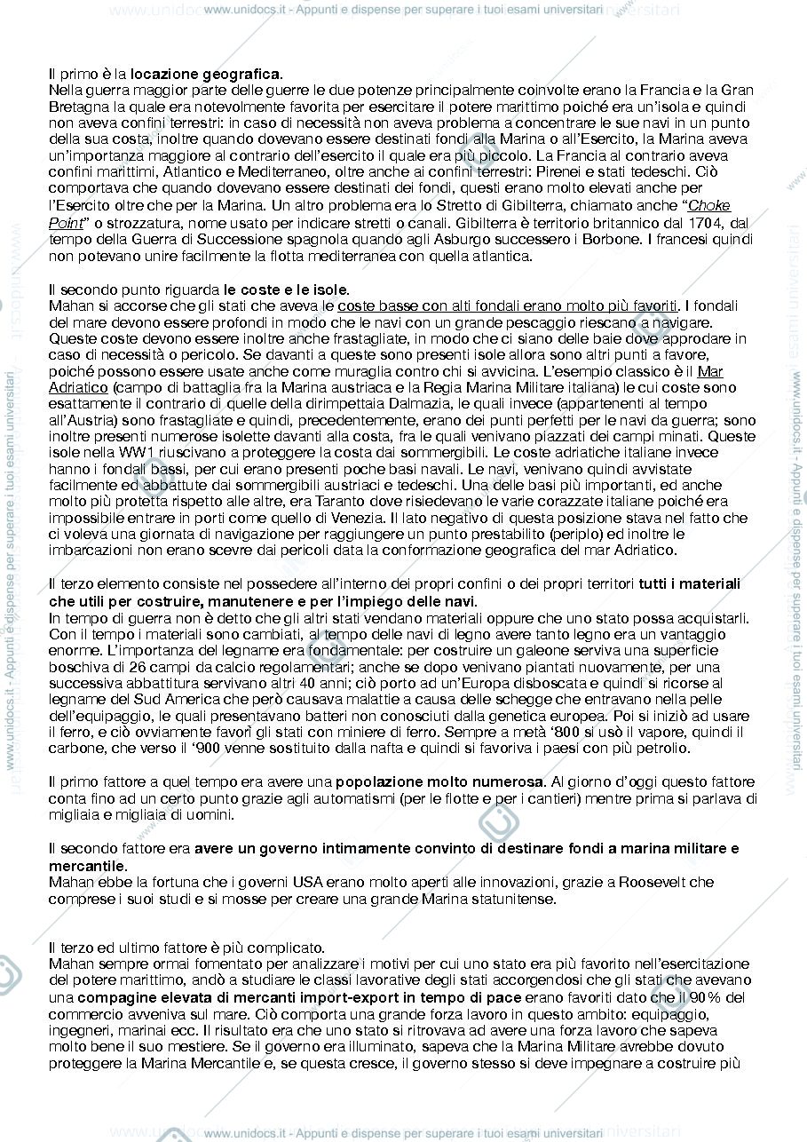 Anteprima pagina 3 — Appunti del corso Elementi di Storia e Strategia Navale