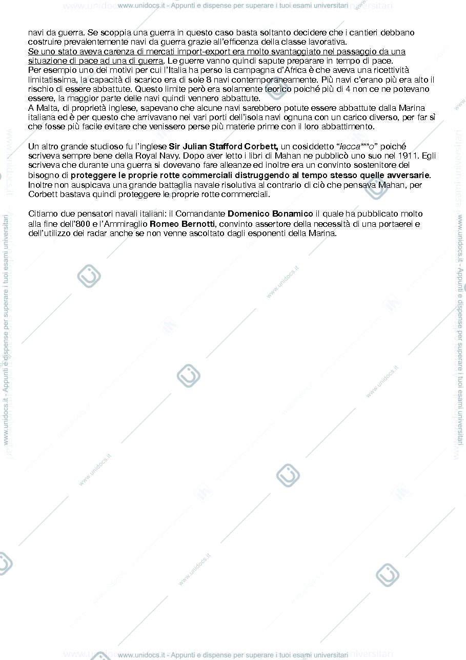 Anteprima pagina 4 — Appunti del corso Elementi di Storia e Strategia Navale