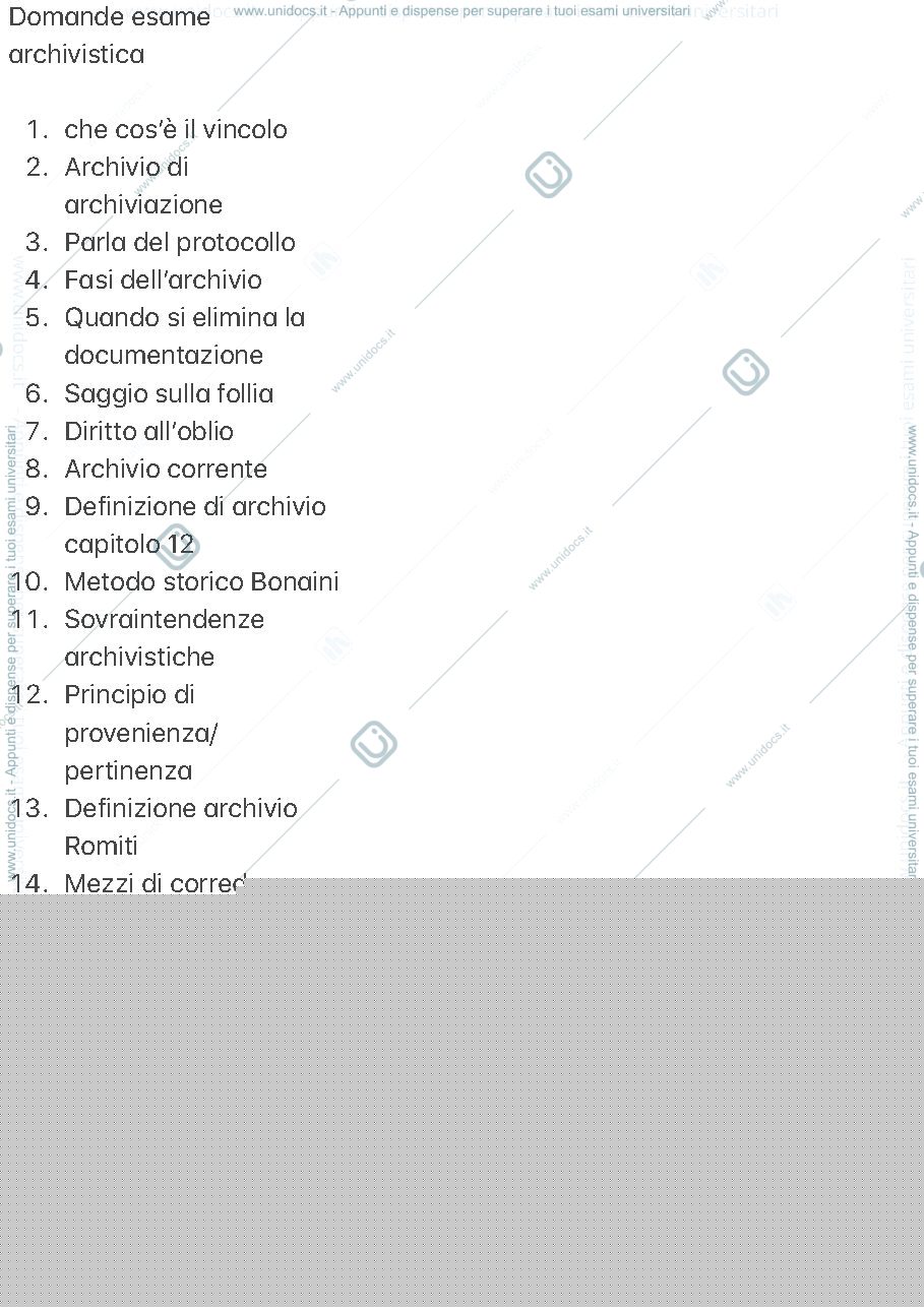Anteprima pagina 1 — Domande esame 
