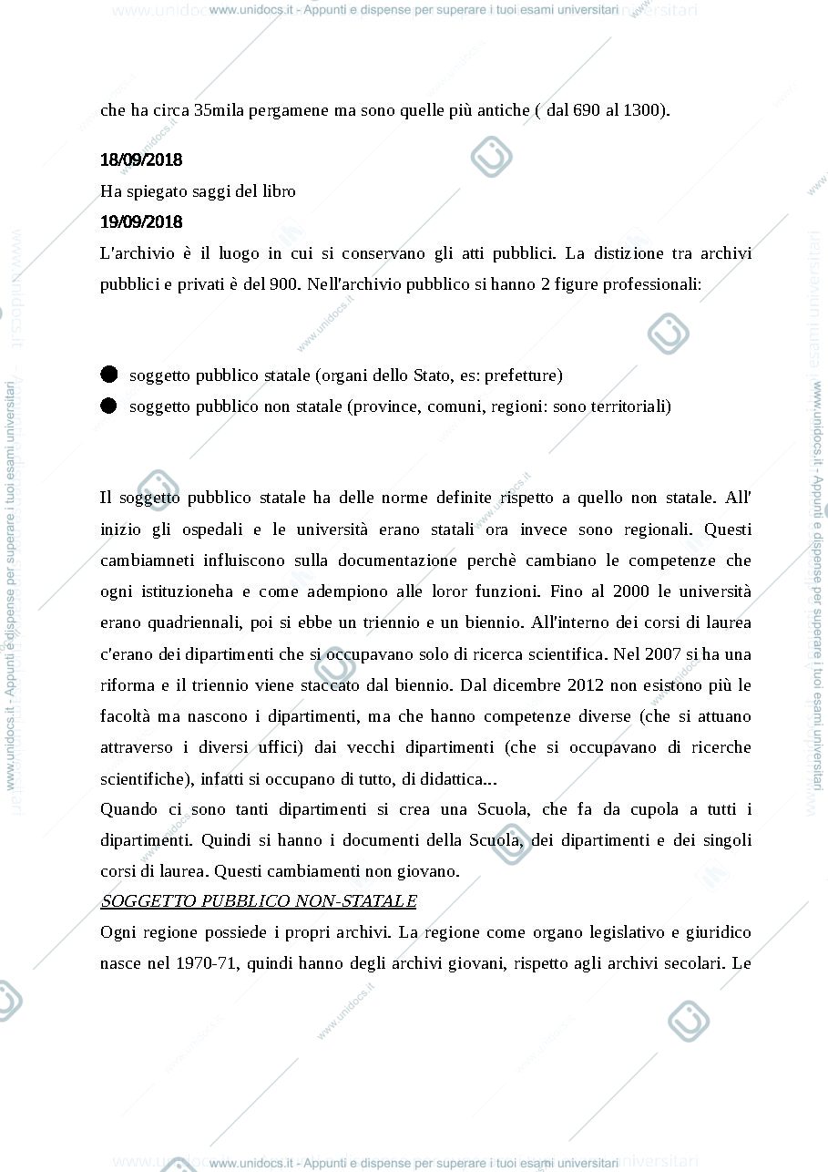 Anteprima pagina 3 — Appunti archivistica