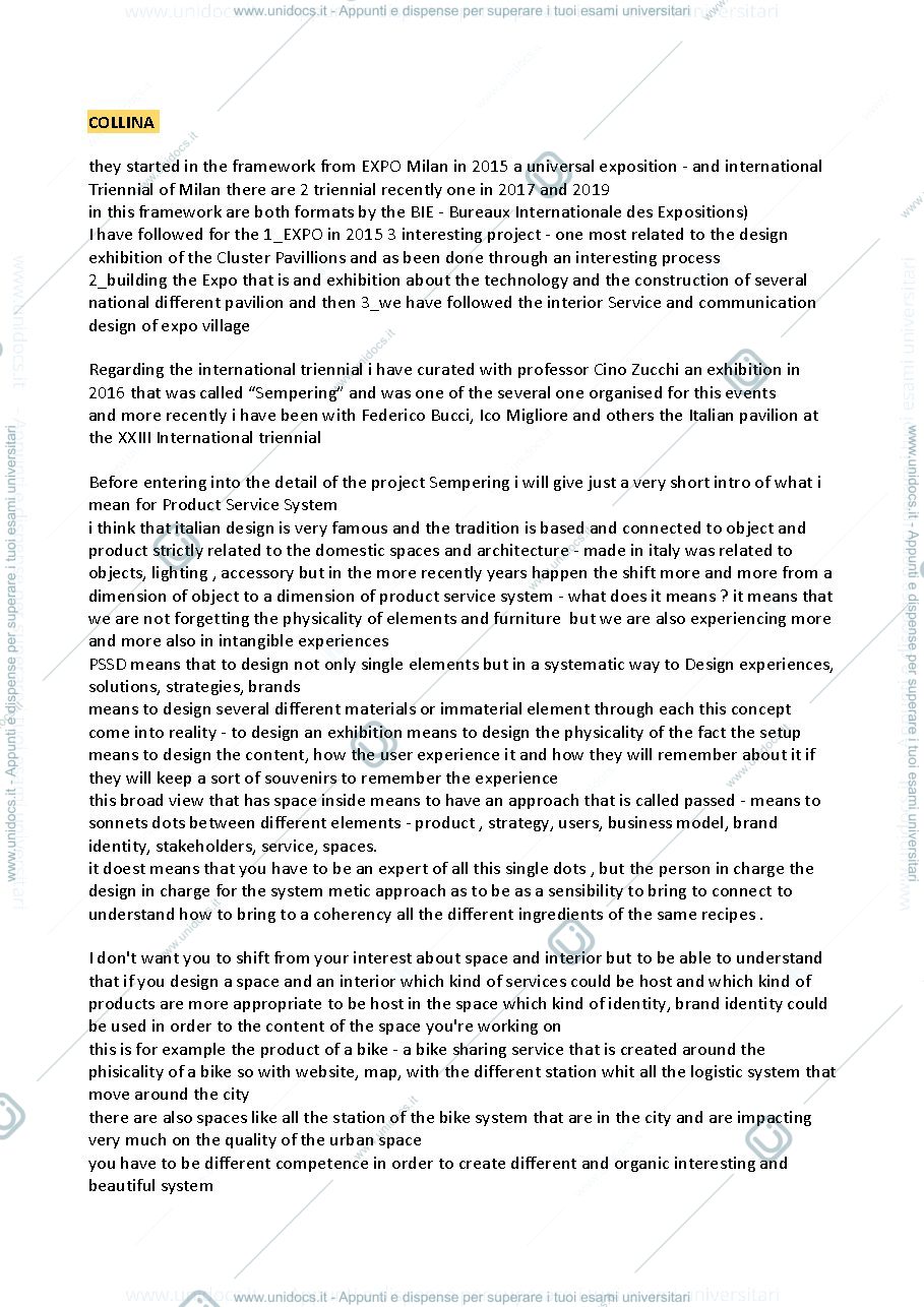 Anteprima pagina 1 — lezione prof collina