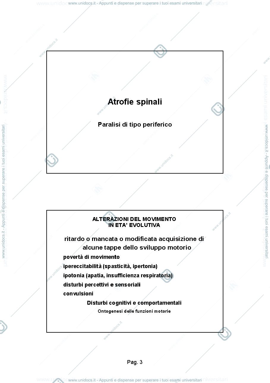 Anteprima pagina 3 — alterazione apparato locomotore