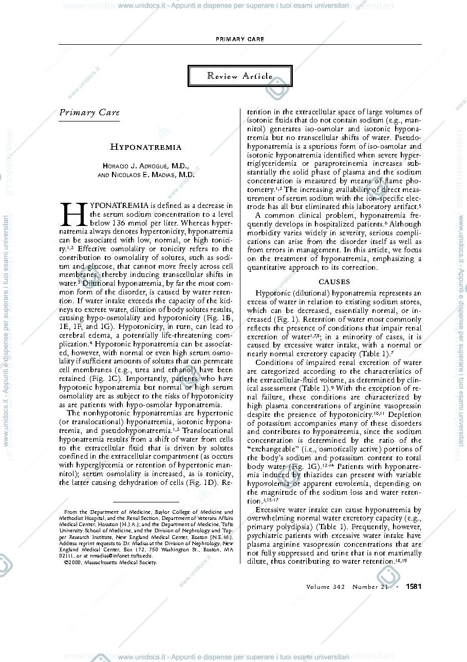 Anteprima pagina 1 — hyponatriemia