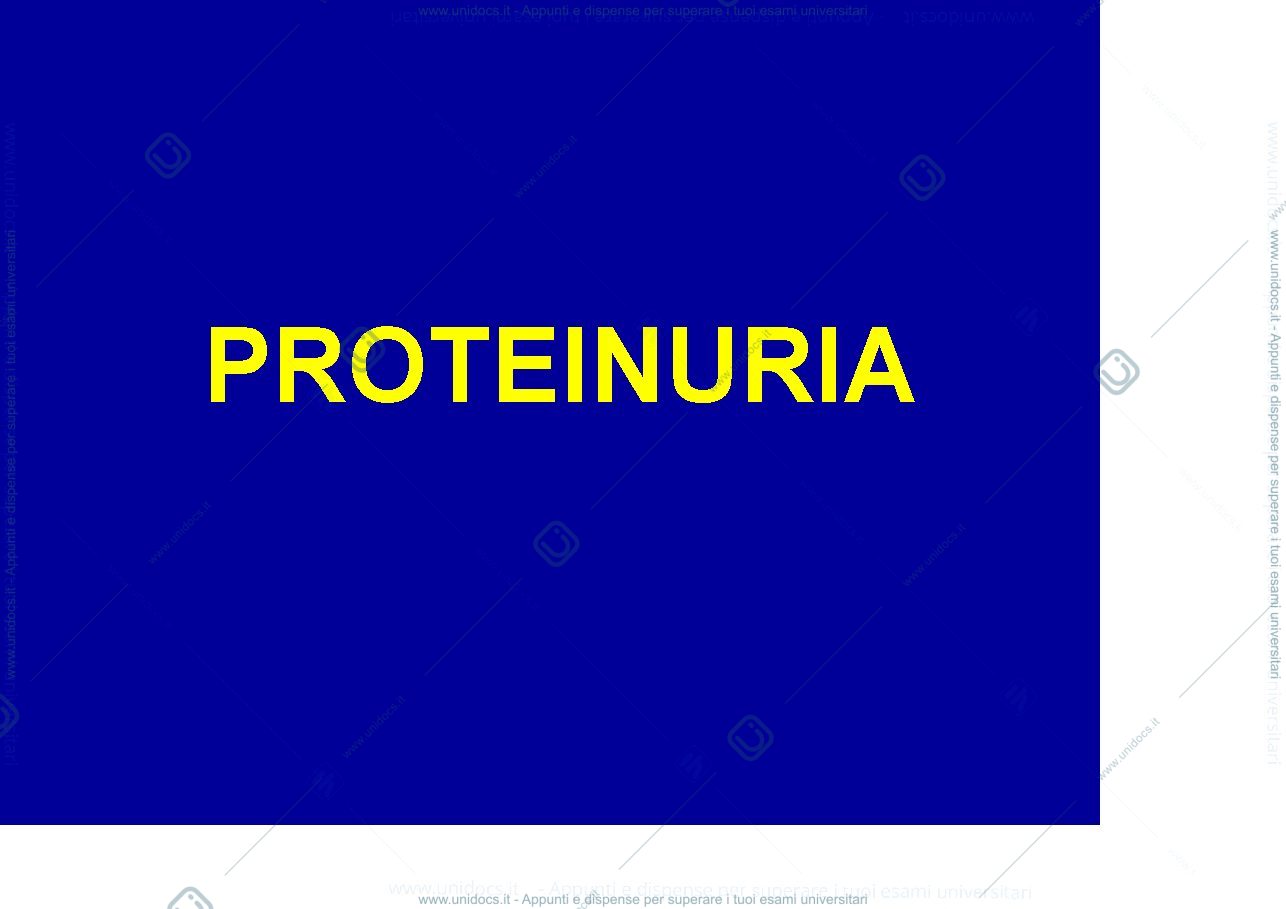 Anteprima pagina 1 — Proteinuria