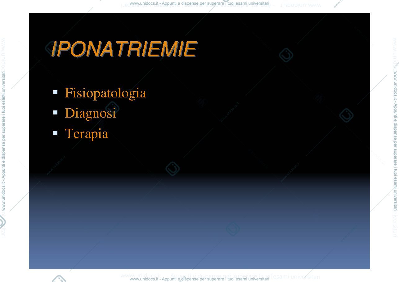 Anteprima pagina 1 — Iponatriemia 