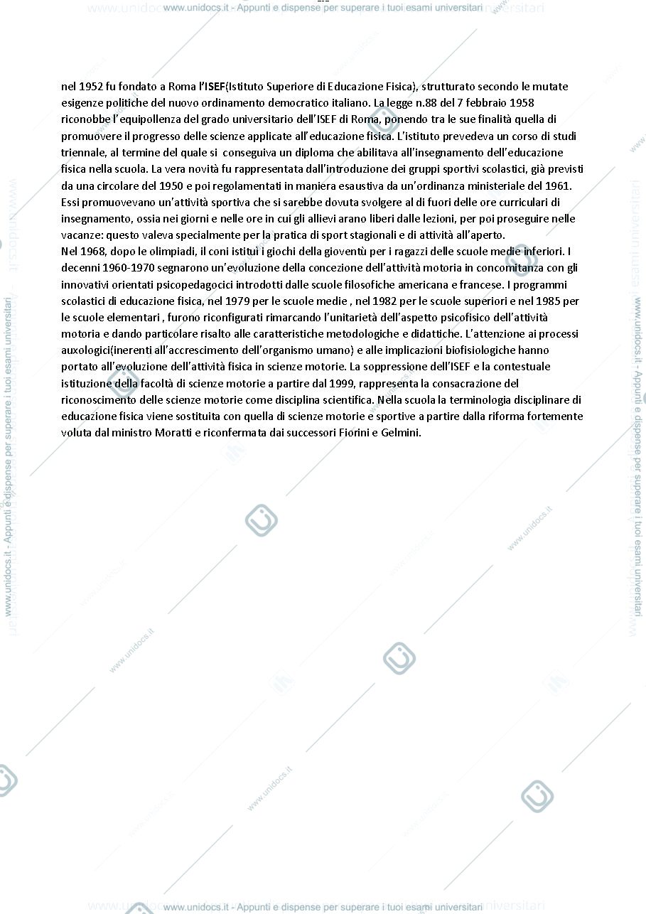 Anteprima pagina 2 — Metodologia dello sport