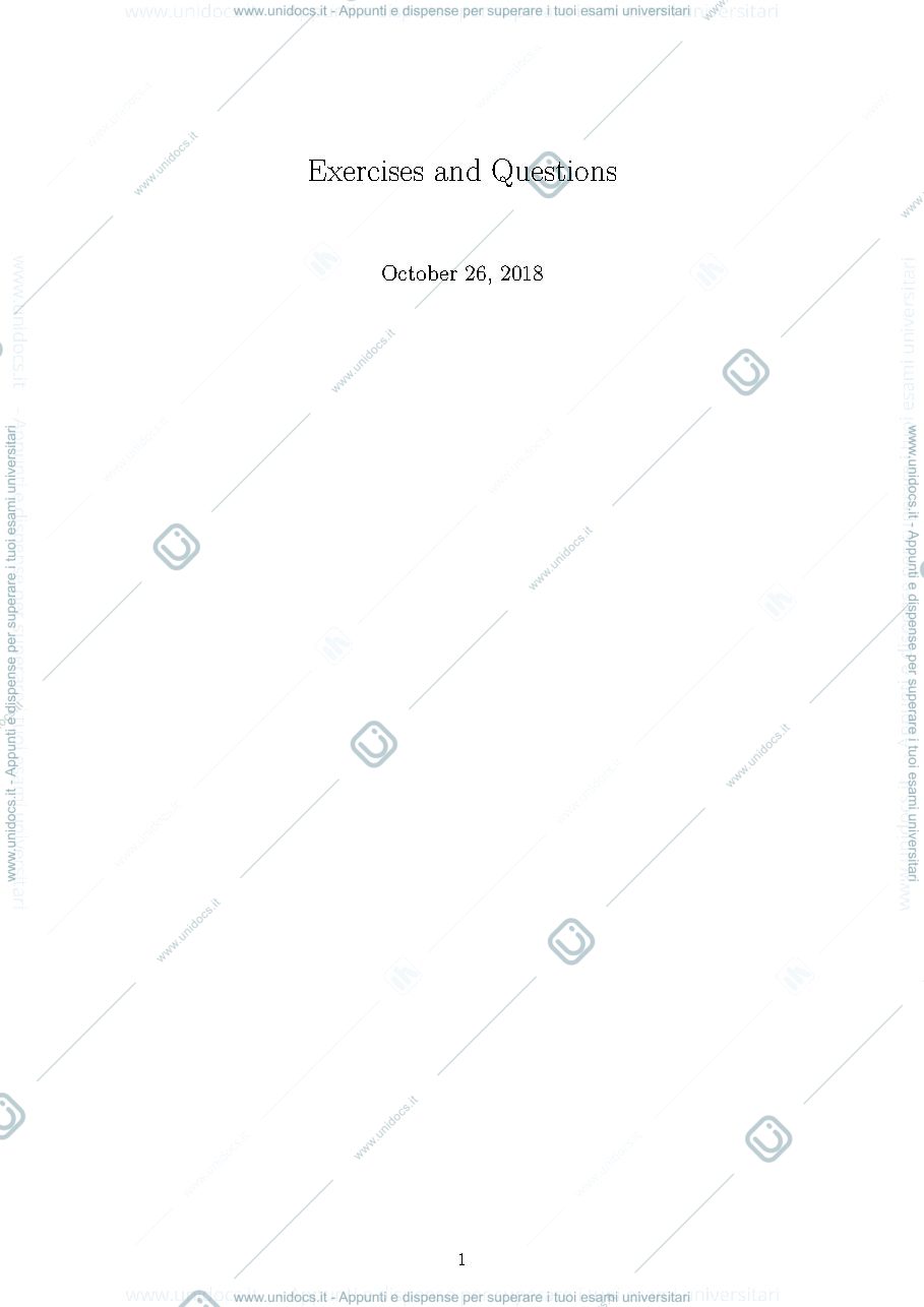 Anteprima pagina 1 — exercises