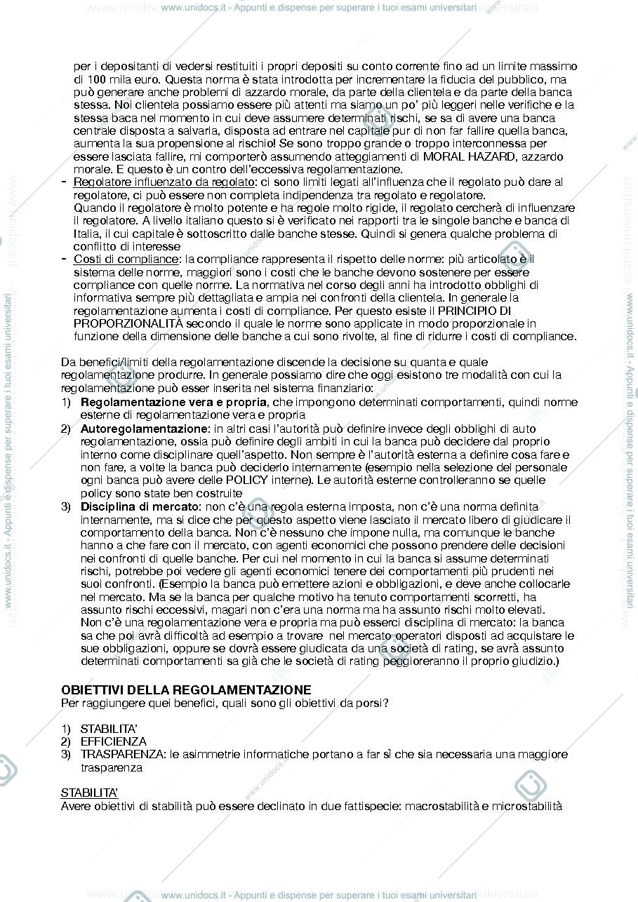 Anteprima pagina 4 — Banca e Sistema Finanziario prof Ielasi