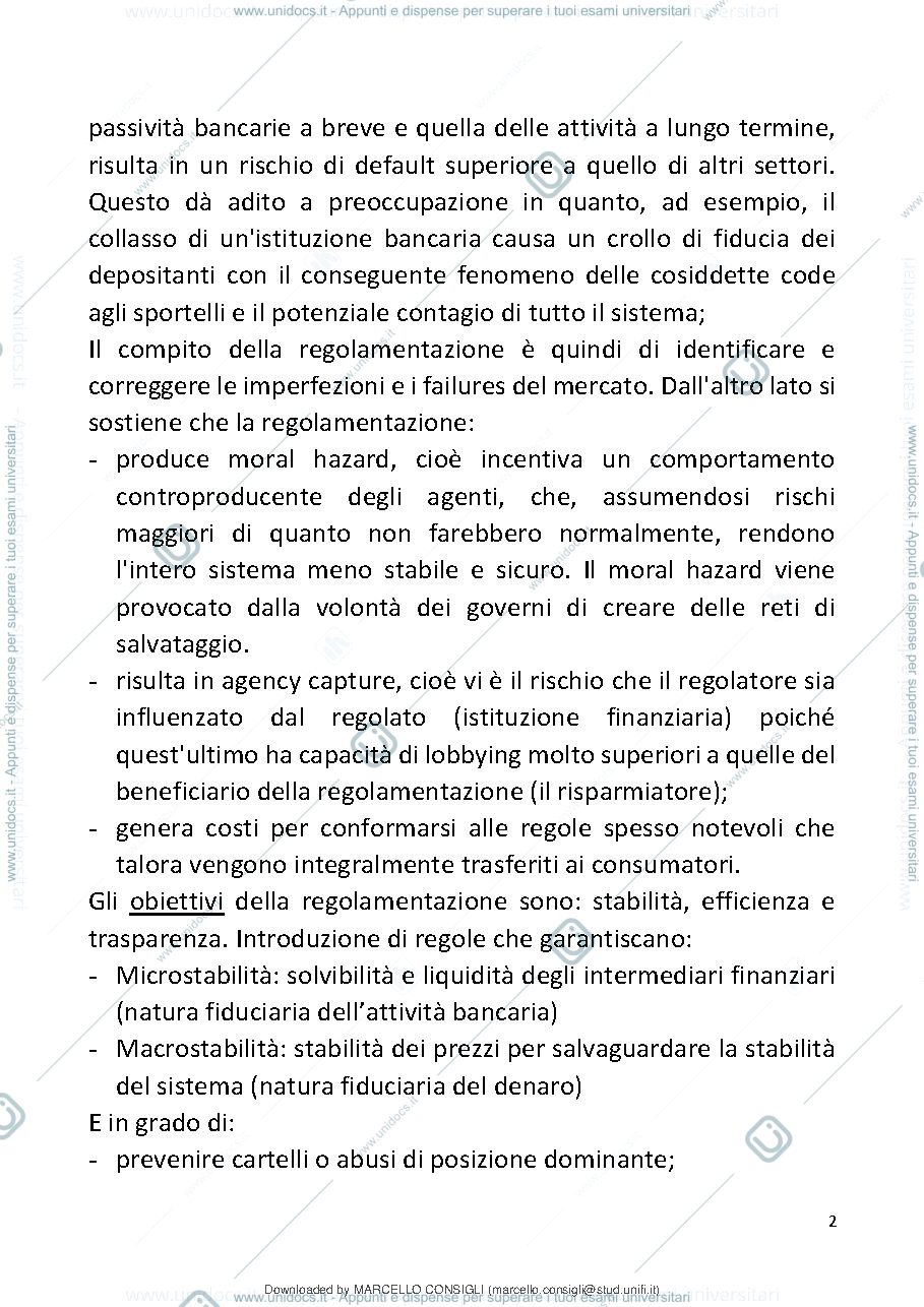 Anteprima pagina 3 — Riassunti banca