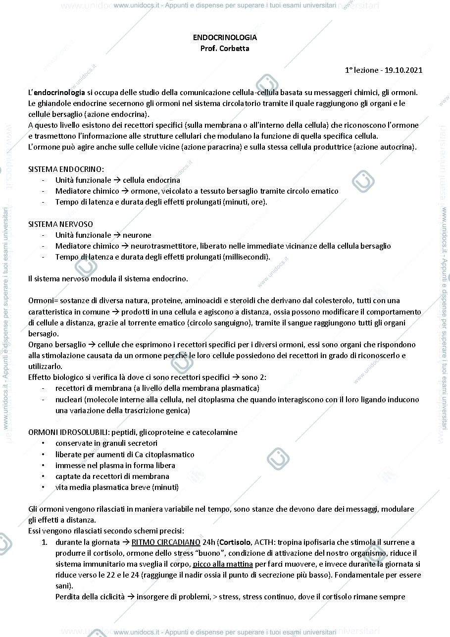 Anteprima pagina 1 — endocrinologia