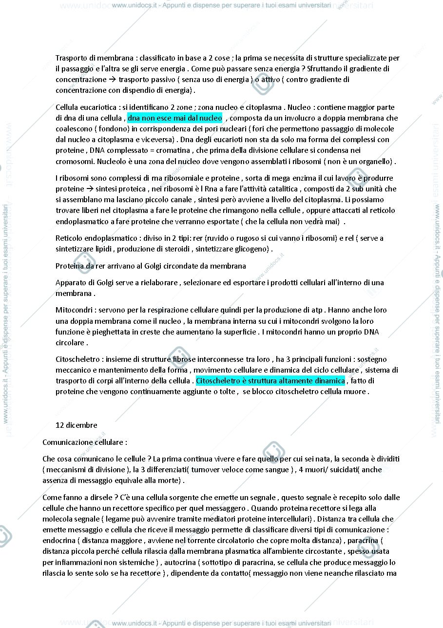 Anteprima pagina 2 — Biologia