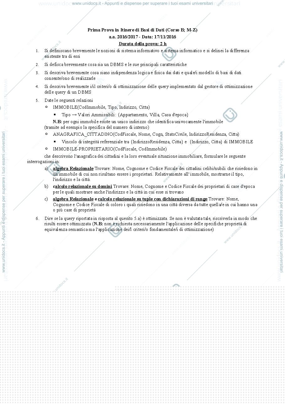 Anteprima pagina 1 — scritto 2016
