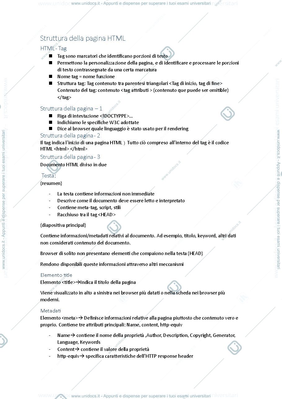 Anteprima pagina 3 — web html