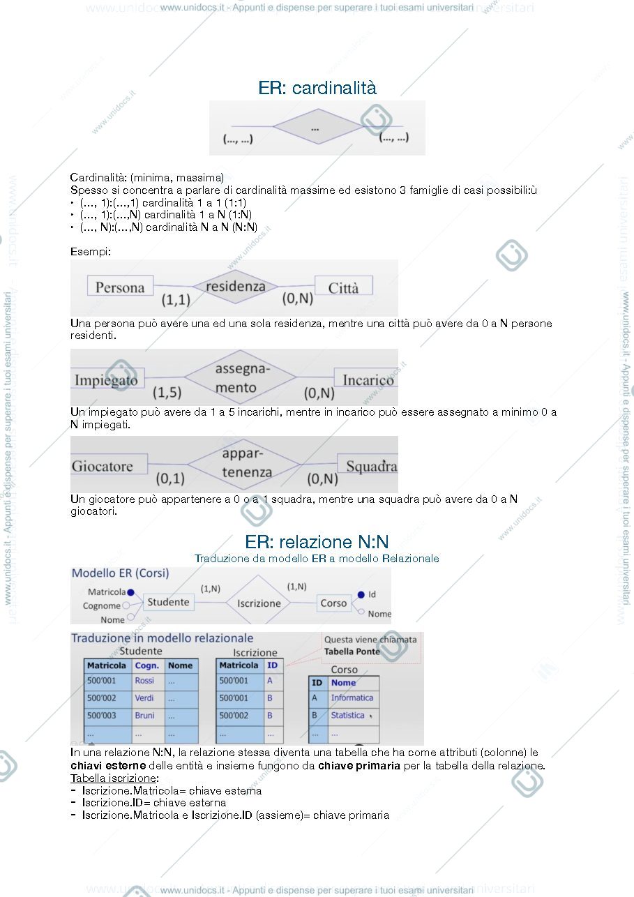 Anteprima pagina 3 — Appunti basi di dati 2223-2-E4101B040