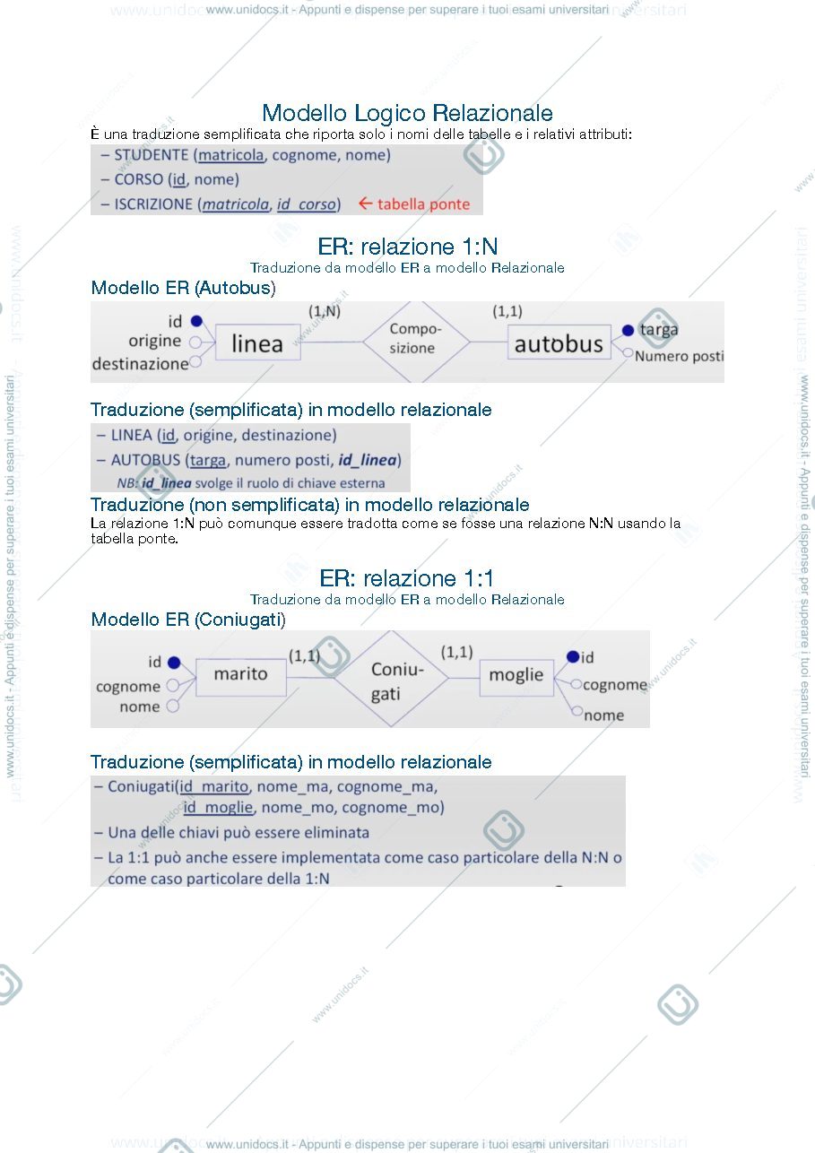 Anteprima pagina 4 — Appunti basi di dati 2223-2-E4101B040