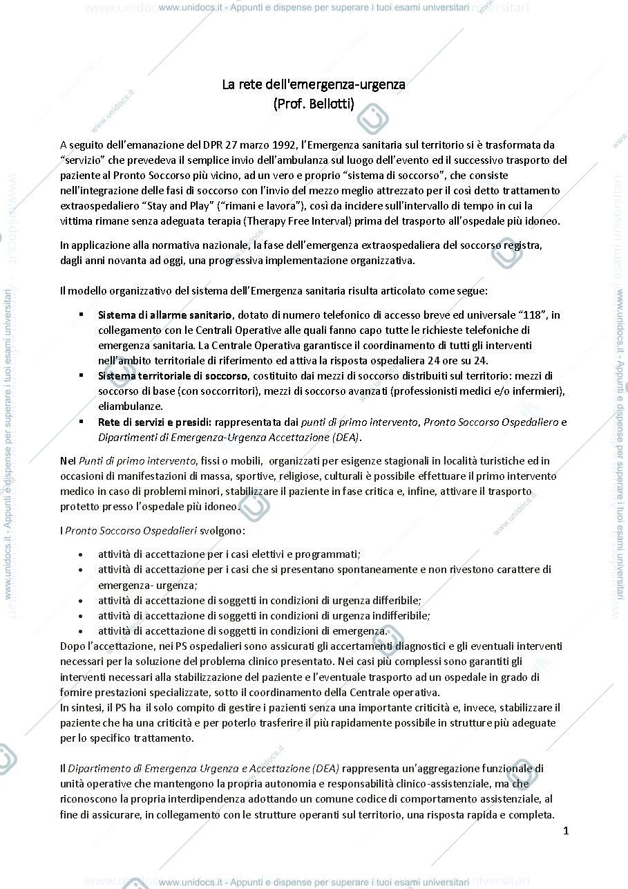 Anteprima pagina 2 — Medicina Interna – Chirurgia D’urgenza – Medicina D’urgenza – Anestesia e Rianimazione