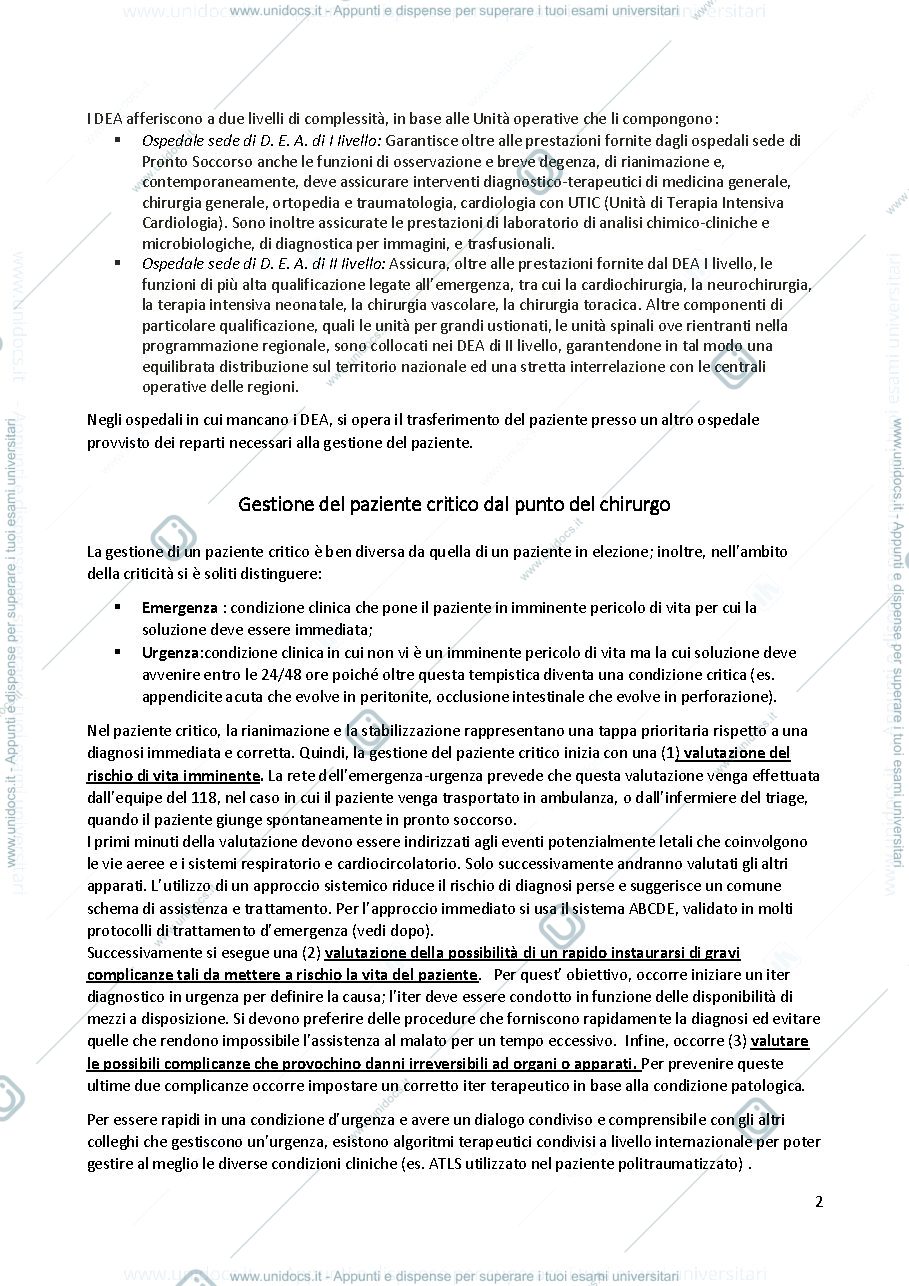 Anteprima pagina 3 — Medicina Interna – Chirurgia D’urgenza – Medicina D’urgenza – Anestesia e Rianimazione