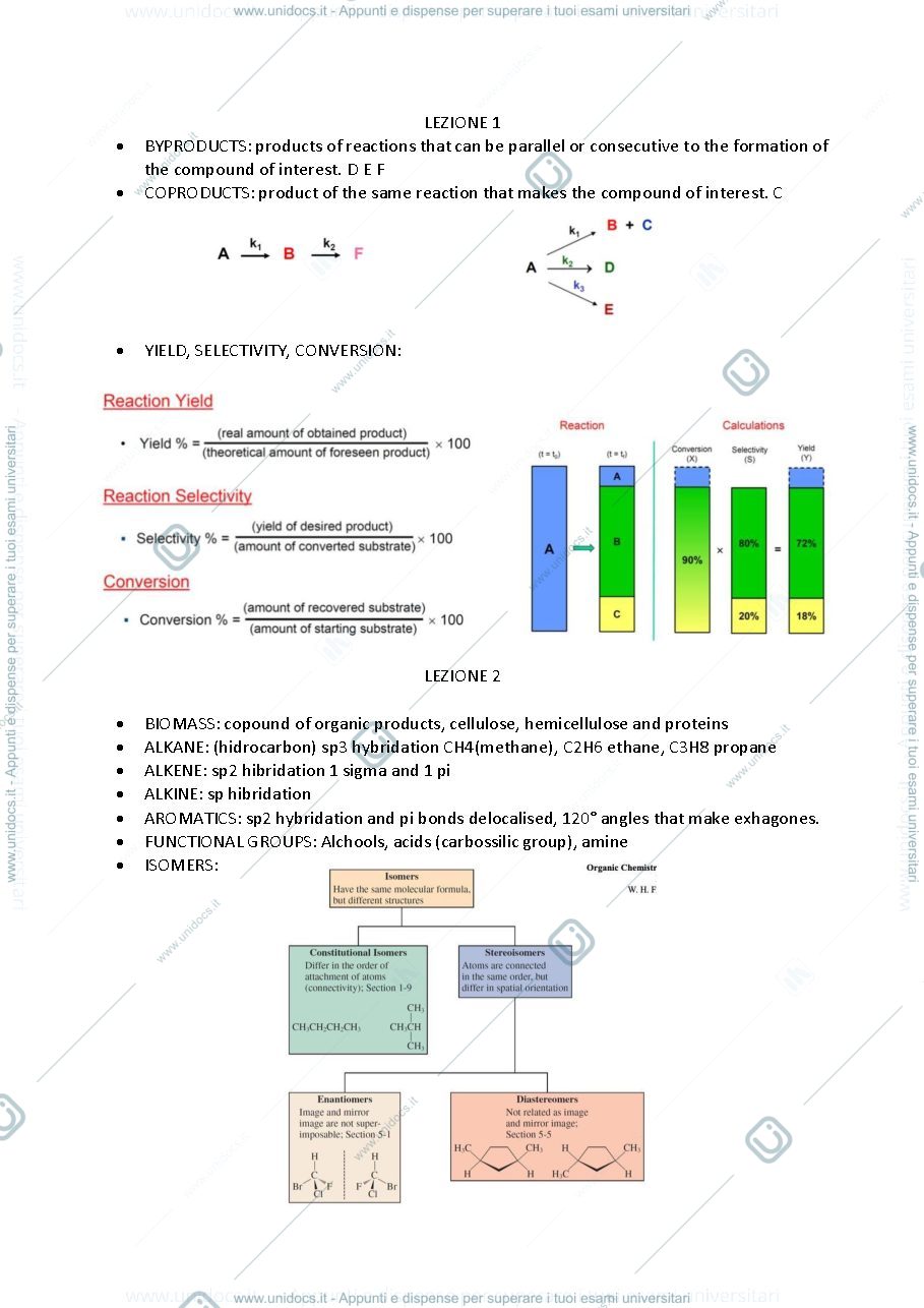 Anteprima pagina 1 — Riassunti corso