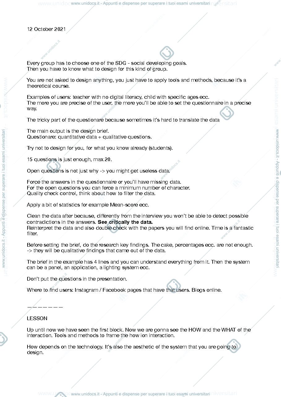 Anteprima pagina 1 — How and What of interaction