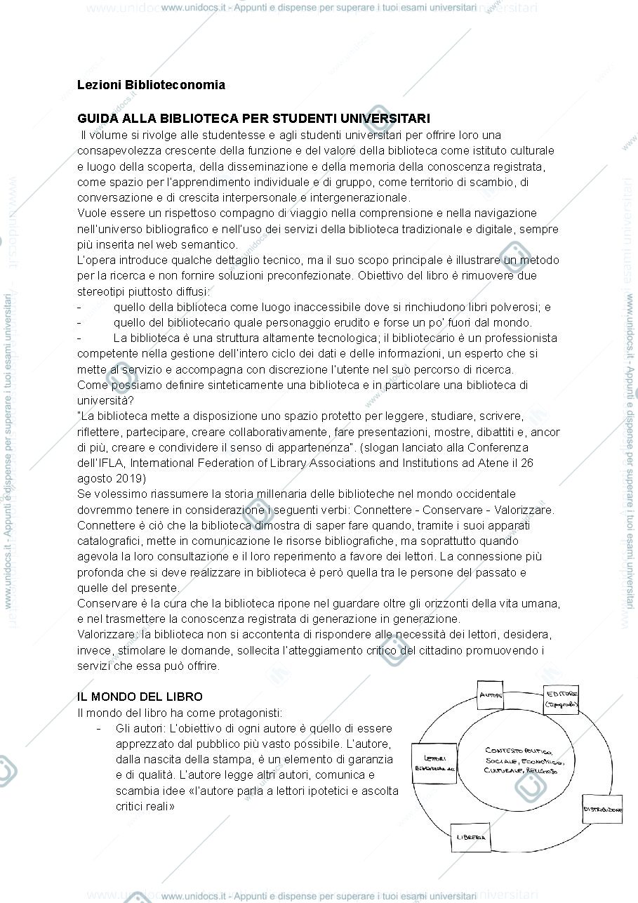 Anteprima pagina 1 — Appunti lezioni