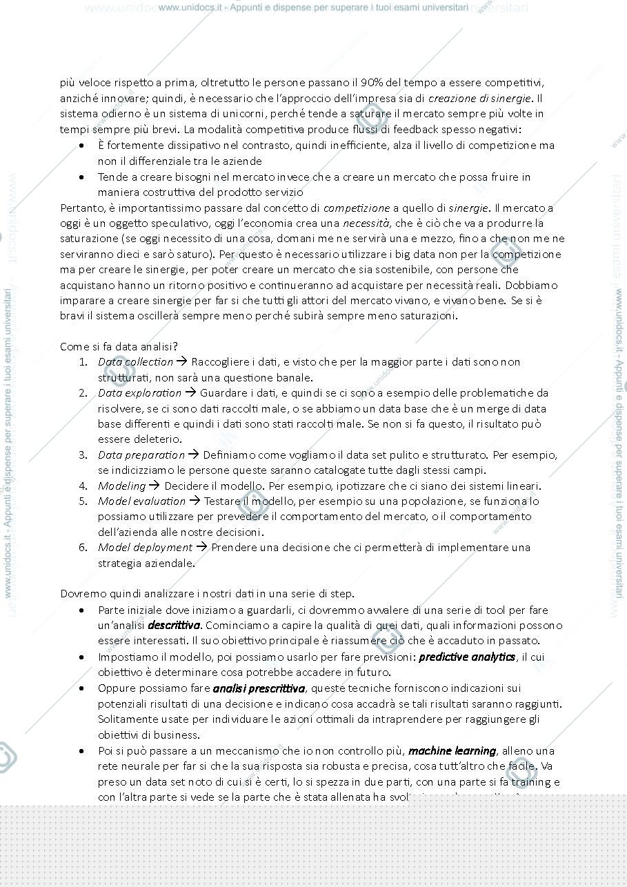 Anteprima pagina 4 — Appunti business data science 