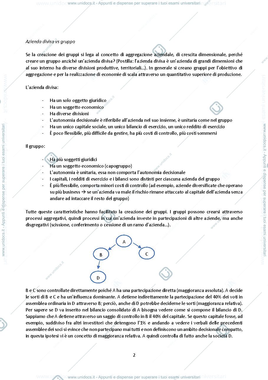 Anteprima pagina 2 — Bilancio consolidato