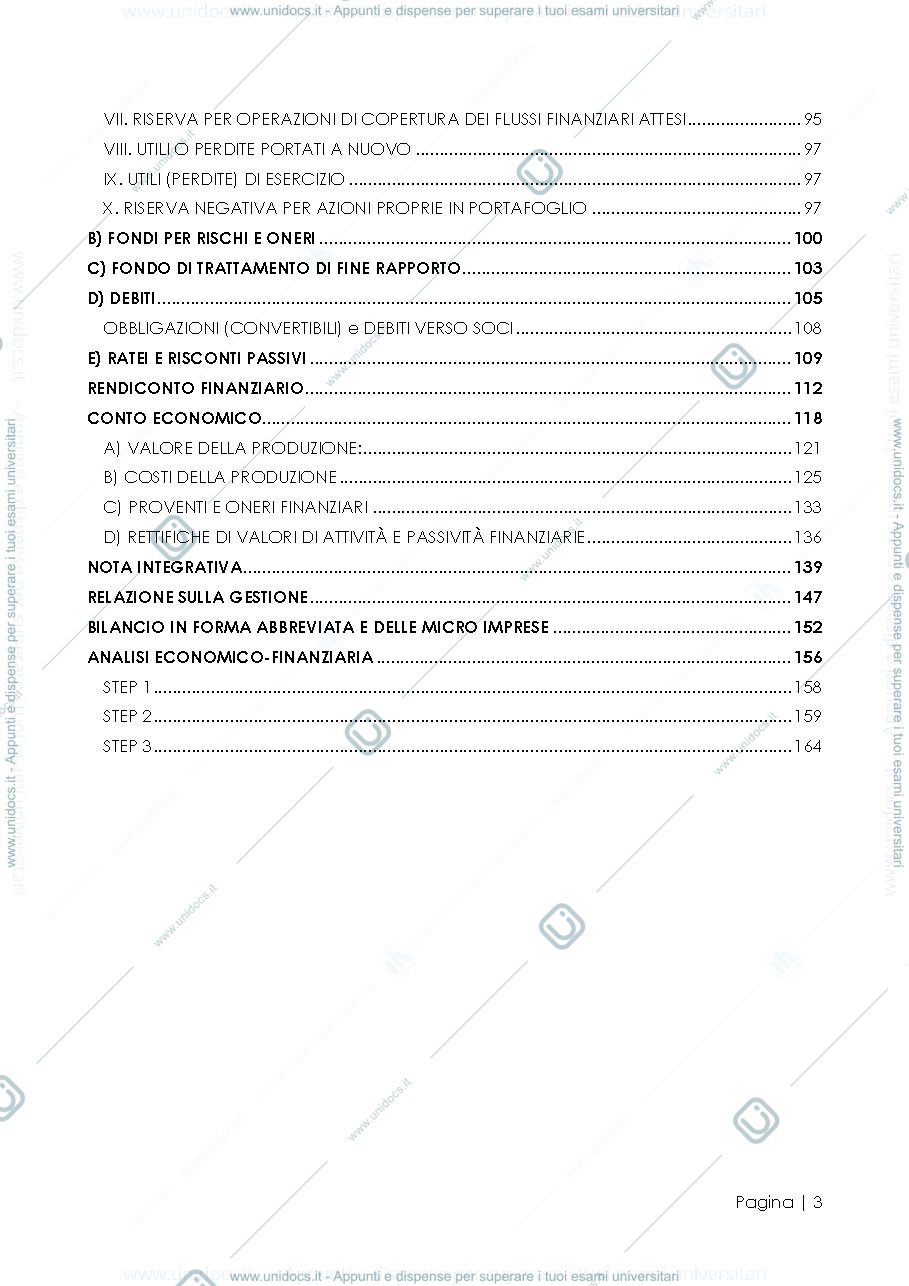 Anteprima pagina 4 — Bilancio e Analisi economico finanziaria