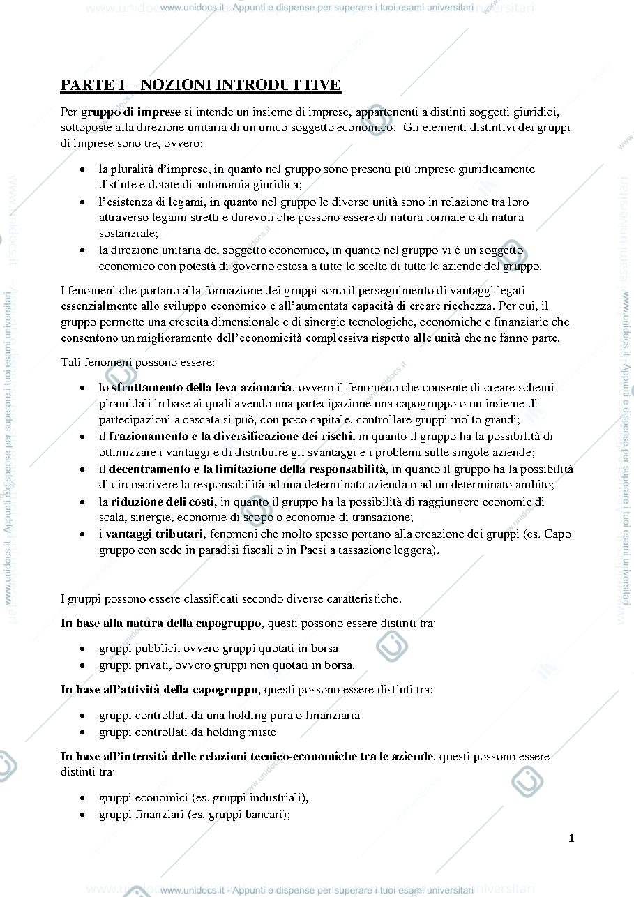 Anteprima pagina 1 — Nozioni introduttive