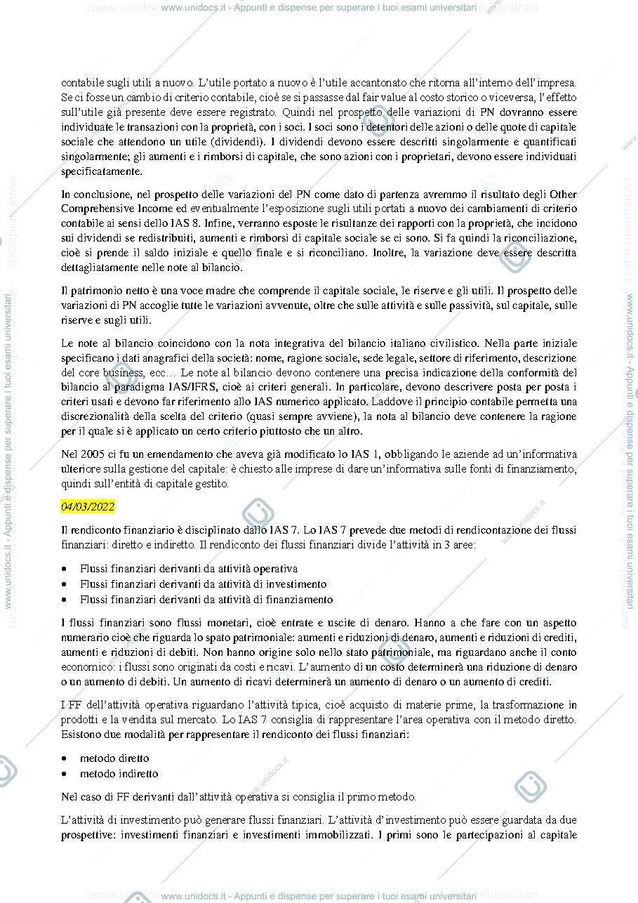Anteprima pagina 3 — Appunti di bilancio e informazione esterna d'impresa