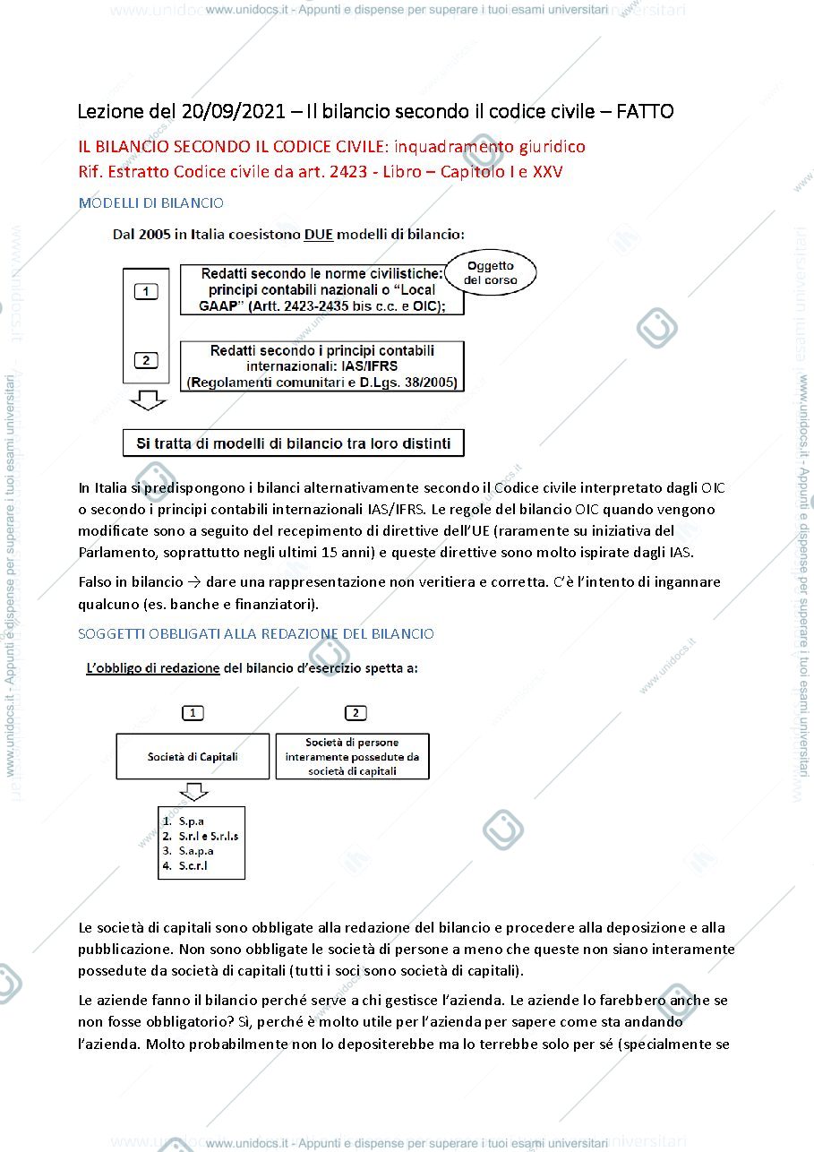 Anteprima pagina 3 — Sbobine Bilancio OIC