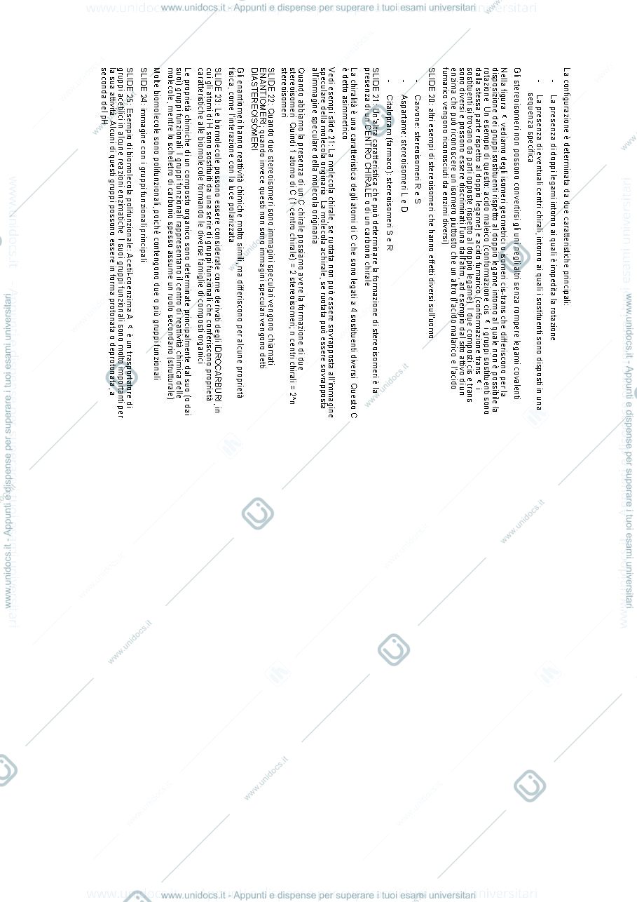 Anteprima pagina 2 — appunti biochimica 1