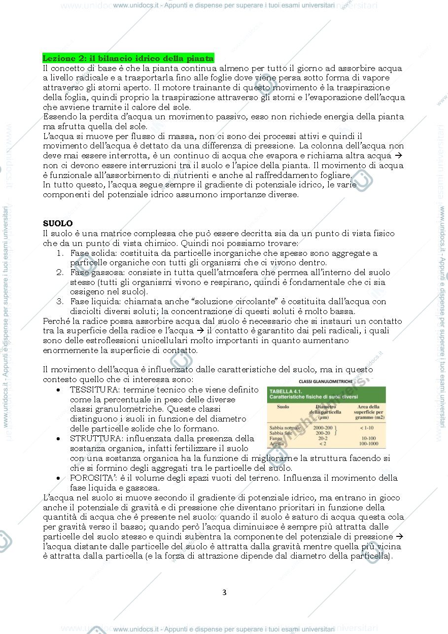 Anteprima pagina 3 — biochimica agraria e fisiologia delle piante officinali 