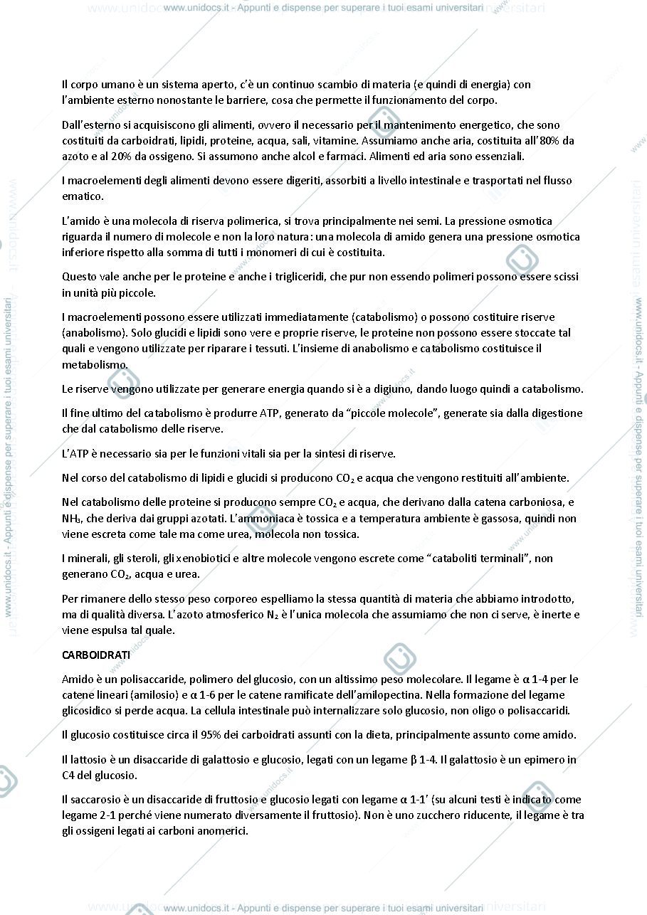 Anteprima pagina 1 — Biochimica delle malattie metaboliche -modulo 2, prof Ghidoni e Paroni