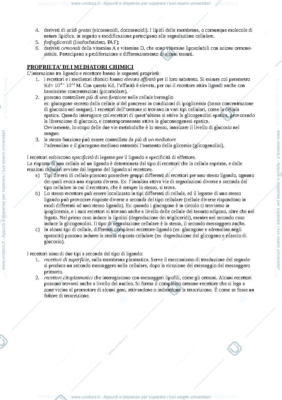 Anteprima pagina 2 — biochimica comunicazione cellulare 