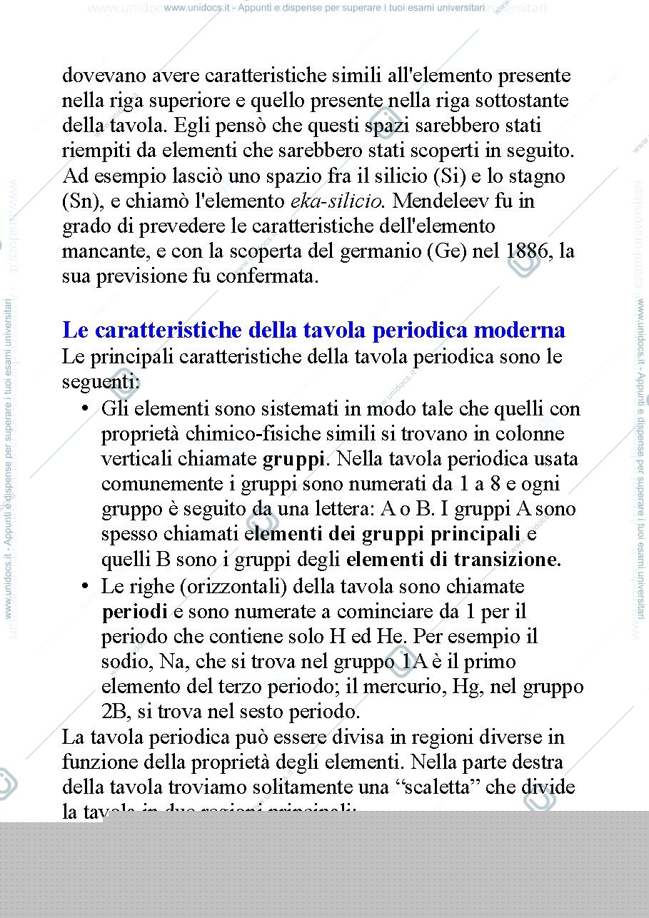 Anteprima pagina 3 — la tavola periodica e il legame chimico 